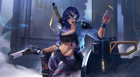 HD wallpaper: League of Legends, Riot Games, Samira (League of Legends ...