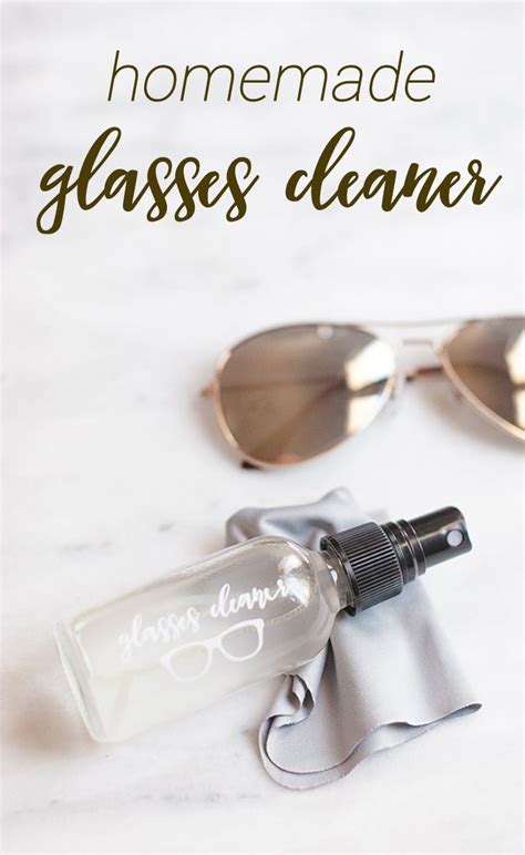 Homemade Eyeglass and Sunglass Cleaner | Eyeglass cleaner diy, Diy ...