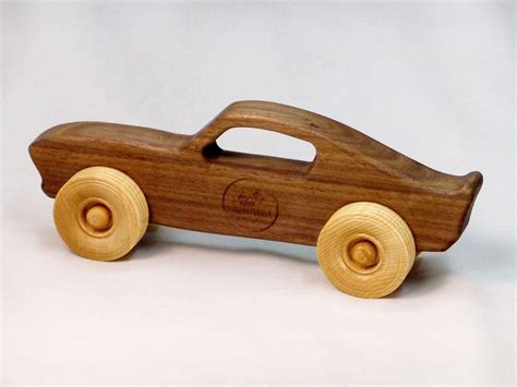 Hand Crafted Wooden Toy Muscle Car - Customized With Name by Three ...