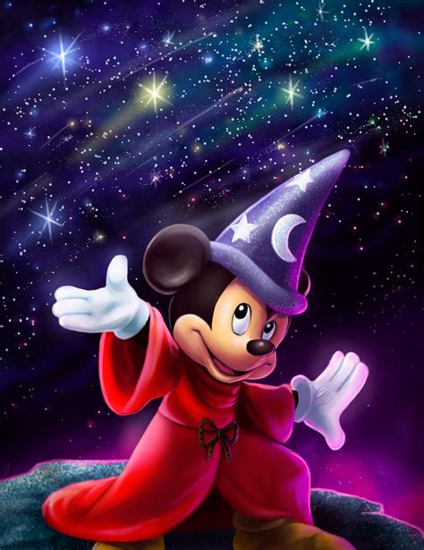 Sorcerer's Apprentice Mickey - Fantasia Fan Art (38450906) - Fanpop