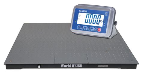 B-TEK 4 x 4 Floor Scale with BWS Indicator - Nicol Scales