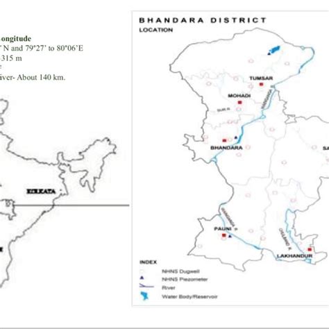 Fig. No. 1: Loaction Map of Bhandara district | Download Scientific Diagram