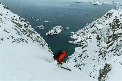 Extreme Skier Skiing Down Steep Slope Photograph by Adam Clark - Fine Art America