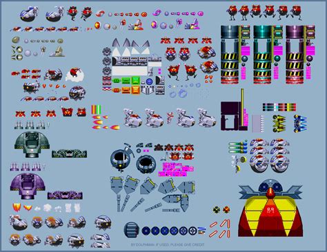 Dr. Robotnik/Eggman extended spritesheet V5 by retrobunyip on DeviantArt