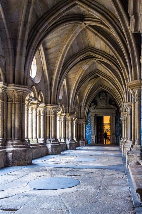 Interior of Se Cathedral in Porto City in Portugal. Editorial Photo - Image of cloister, travel ...