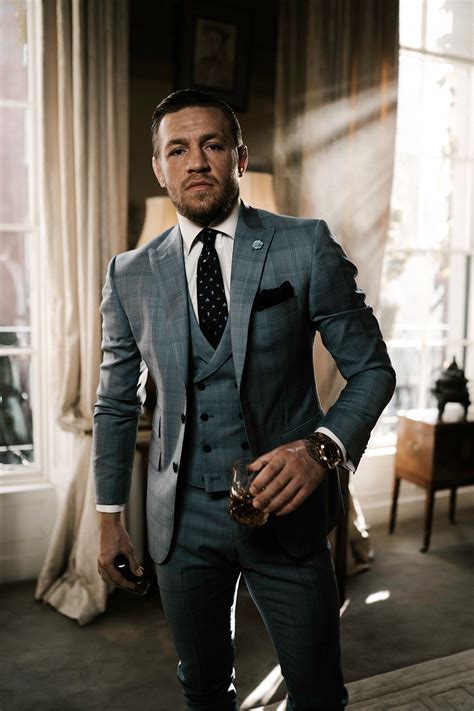 Elegant Conor McGregor in a Stylish Suit