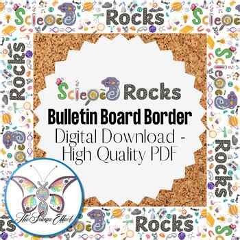 Science Rocks - Bulletin Board Border by The Science Effect | TPT