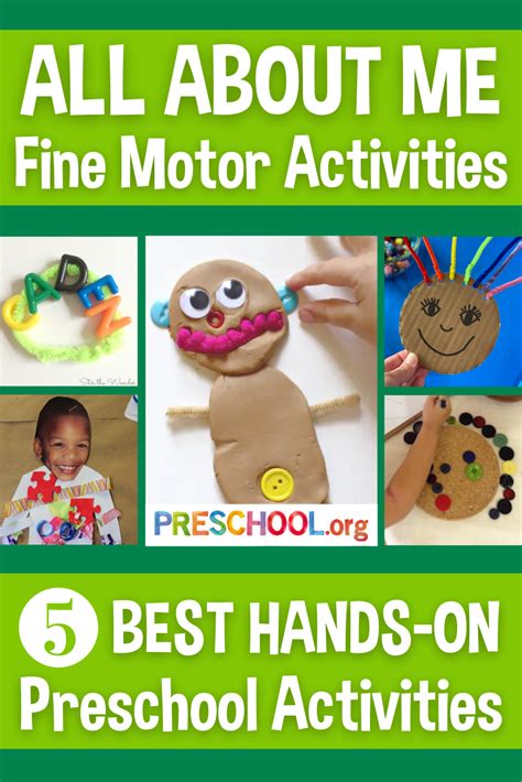 The 50 Best Preschool Activities for ALL ABOUT ME Theme - Preschool.org