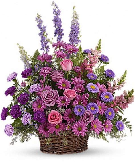 Gracious Lavender Basket