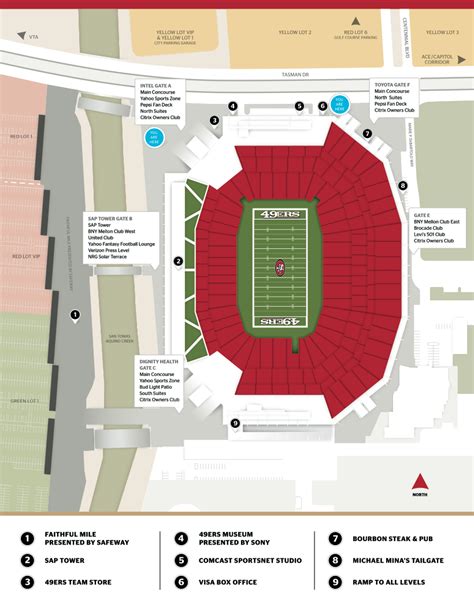 49ers Stadium Seating Chart | Elcho Table