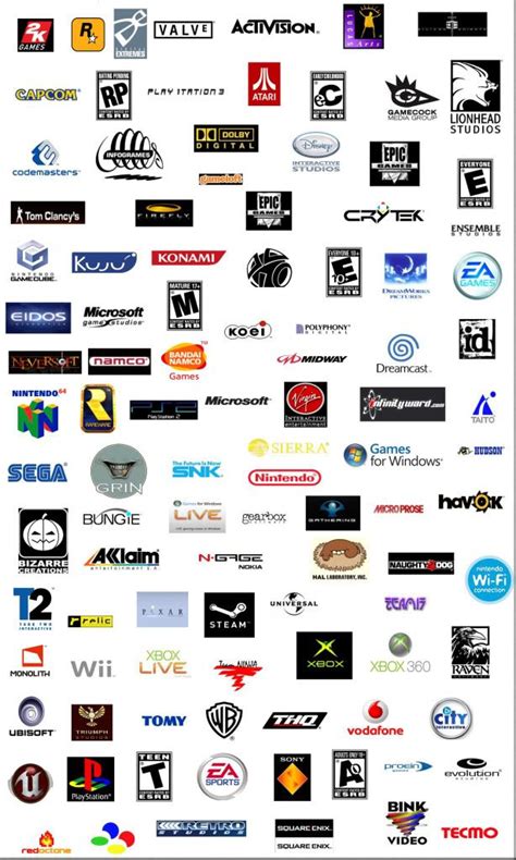 Gaming Company Logos