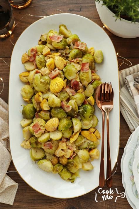 Brussels Sprouts with Chestnuts Recipe - Cook.me Recipes