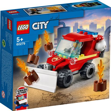 New! 60279 LEGO City Fire Hazard Truck Set with Minifigure 87 Pieces ...