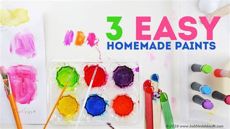 How to Make Paint: 3 Easy Homemade Paints | CREATIVE BASICS Episode 4 - YouTube