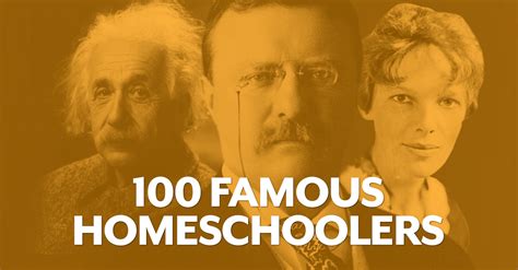 100 Famous Homeschoolers - AOP Homeschooling