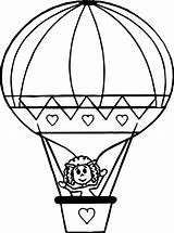 Balloon Coloring Pages Printable sketch template