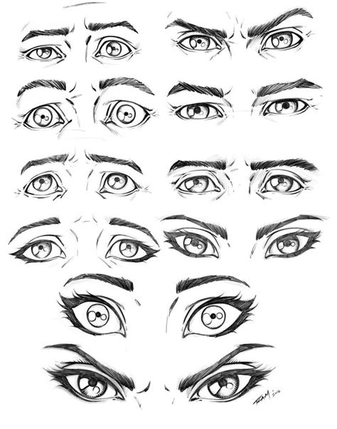 Eye Expressions Drawing Reference and Sketches for Artists