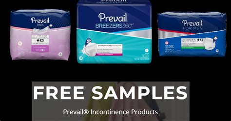 Free Prevail Incontinence Products Pads, Underwear or Brief Samples - HEAVENLY STEALS