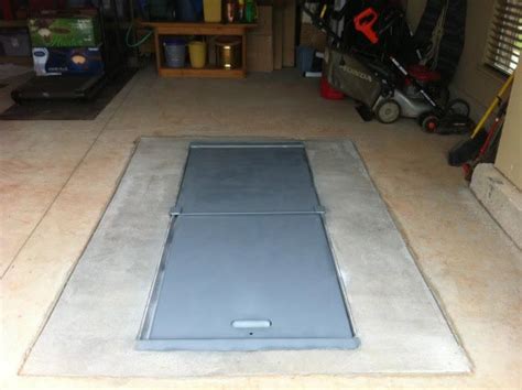 Under Garage Floor Storm Shelters - F5-Tested, ATSA Certified, Exceeds FEMA Standards