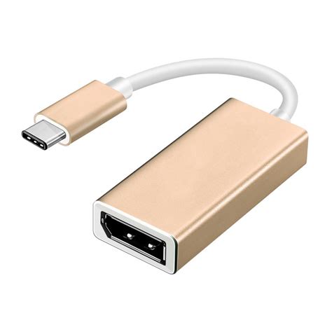 USB 3.1 Type-C to DisplayPort Adapter Cable (Gold)