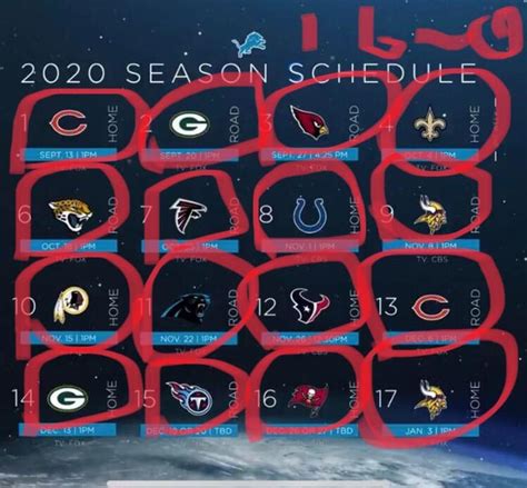 My season predictions + terrible handwriting : r/detroitlions