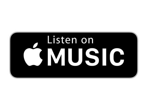 Listen on Apple Music Logo PNG vector in SVG, PDF, AI, CDR format