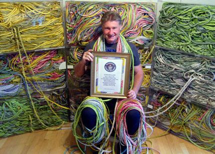 Guinness World Record Gum Wrapper Chain