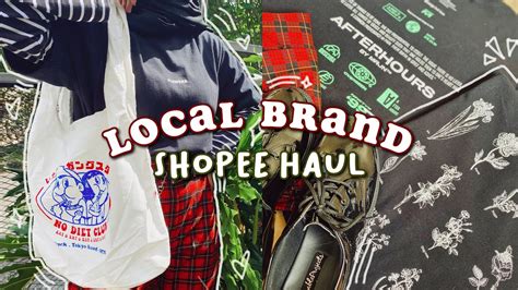 shopee local clothing brand haul! ʕ•ᴥ•ʔ ★彡 - YouTube