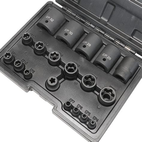 Buy External Torx Plus Socket Set 6 Point EP Socket EP4, EP5, EP6, EP7 ...