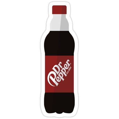 Dr Pepper Bottle Sticker | Dr pepper, Stuffed peppers, Drink stickers