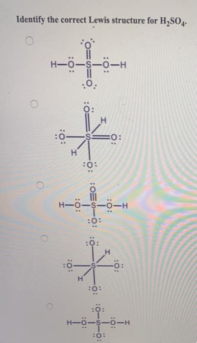 H2so4 Lewis Dot Structure