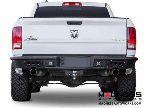 Dodge Ram 1500 Stealth Rear Bumper - (2009-2018) - MADNESS Autoworks - Auto Parts and Accessories