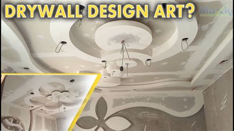 Drywall Construction Worker Skills Showcase Feature Designs - YouTube