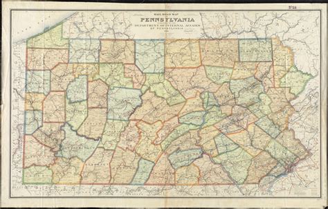 Rail road map of Pennsylvania - Norman B. Leventhal Map & Education Center