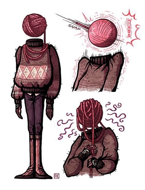 Yarn Ball | Character art, Fantasy character design, Character design