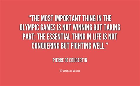 Pierre de Coubertin Quotes. QuotesGram