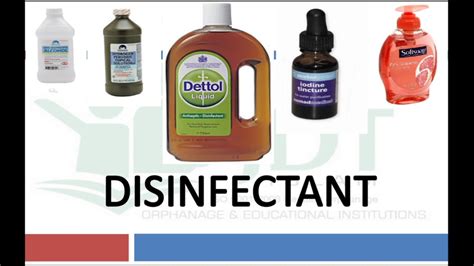 DISINFECTANT and ANTISEPTIC: Definitions, Classification with example ...