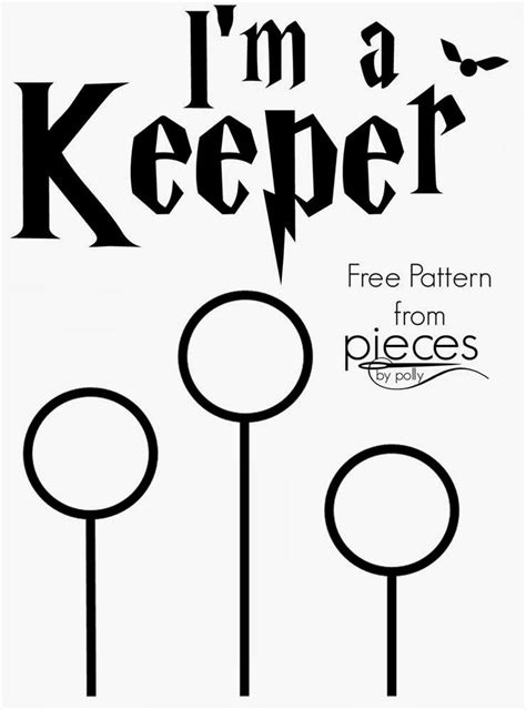 DIY Ron Weasley I'm a Keeper Shirt (Quidditch - Harry Potter) Freezer Paper Stencil | Harry ...