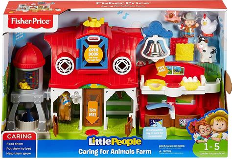 Amazon.com: Fisher-Price Little People Caring for Animals Farm Set: Toys & Games | Pet care ...