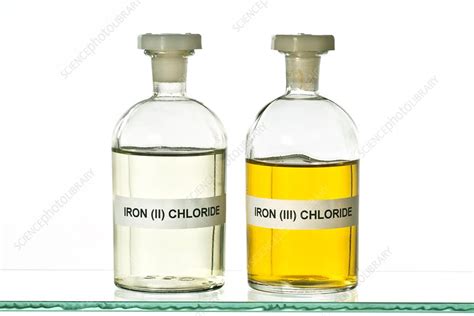 Iron chlorides - Stock Image - C011/4551 - Science Photo Library