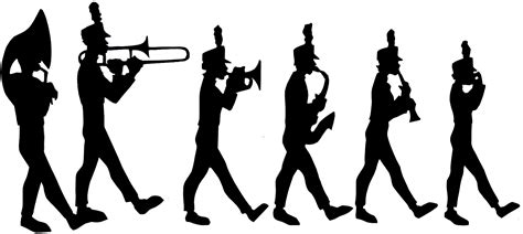 marching band silhouette clipart 20 free Cliparts | Download images on ...