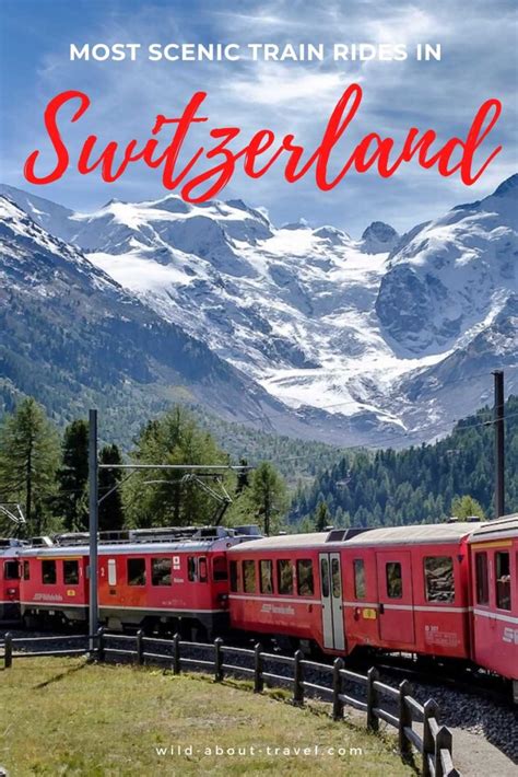 Most scenic train rides in Switzerland. Discover the best of the Alps