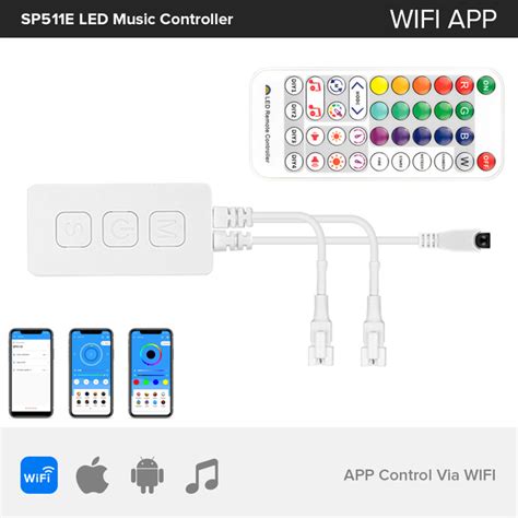 BTF-Lighting SP511E BTF-LIGHTING Wifi Alexa Pixels Controller - Wifi ...