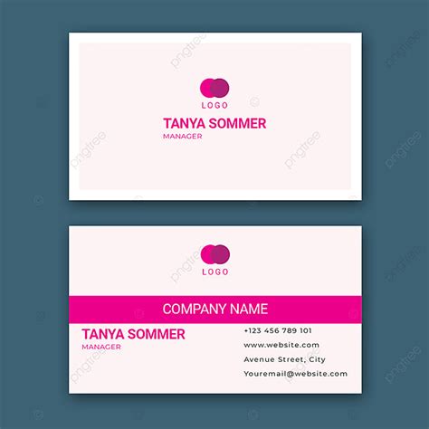 Creative Minimalist Business Card Design Template Template Download on Pngtree