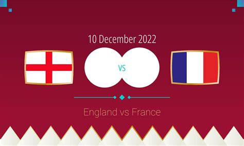 England vs France football match in Quarter finals, international ...