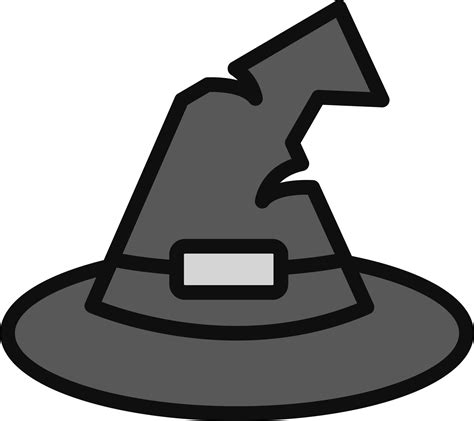 Witch Hat Vector Icon 19825847 Vector Art at Vecteezy