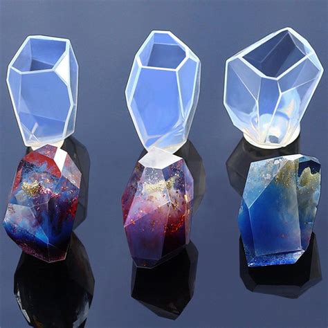 Silicone DIY Ornament Crystal Mold Jewelry Making Resin Casting Hand Craft (With images) | Resin ...