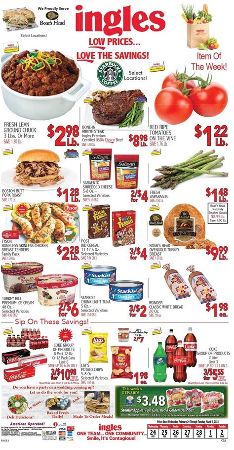 Ingles (AL, GA, NC, SC, TN, VA) Weekly Ad Flyer February 24 to March 2