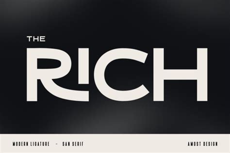 The Rich Font - Free Font