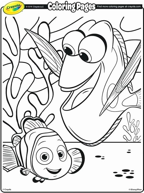 Baby Dory Coloring Page in 2020 (With images) | Nemo coloring pages, Finding nemo coloring pages ...